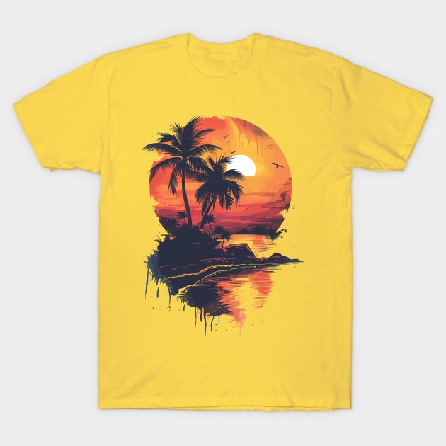 Summer Sunrise T-Shirt by Sitchko